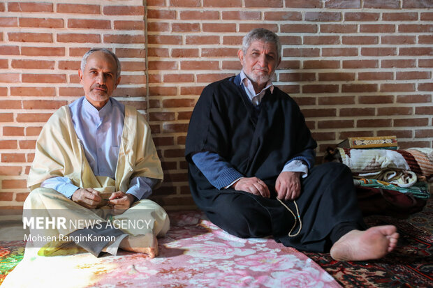 Religious seclusion ceremony at Imam Mosque in Bazaar
