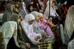 افزایش ۳۰ درصدی جمعیت معتکفان در استان همدان