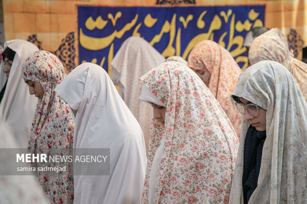 آیین اعتکاف دانش‌آموزی مسجد پنبه‌چی تهران