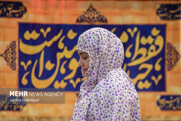 آیین اعتکاف دانش‌آموزی مسجد پنبه‌چی تهران