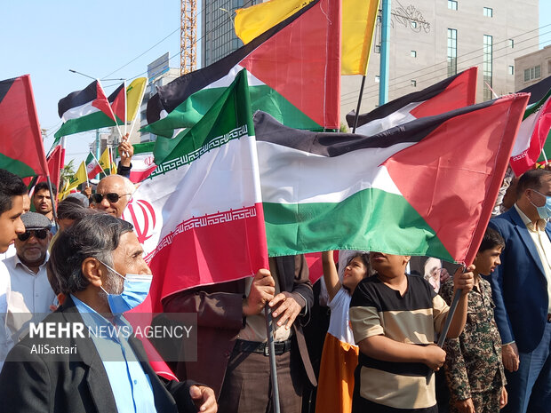 راهپیمایی جمعه نصر و شکرانه پیروزی در مازندران