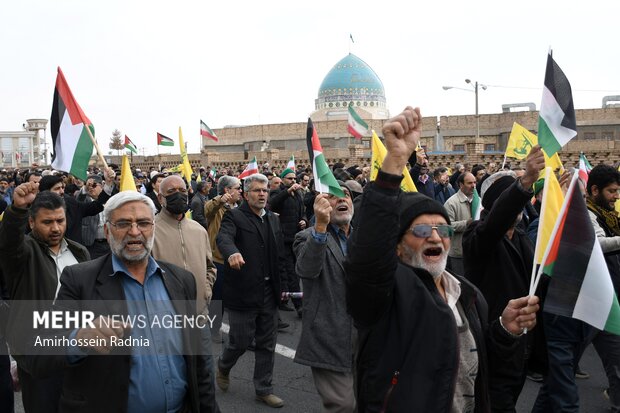 راهپیمایی جمعه نصر در بیرجند