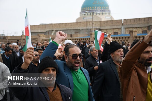 راهپیمایی جمعه نصر در بیرجند