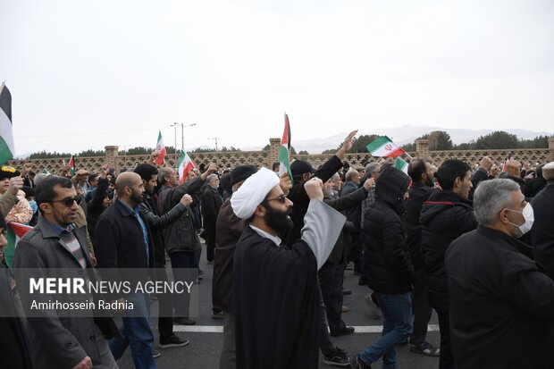 راهپیمایی جمعه نصر در بیرجند