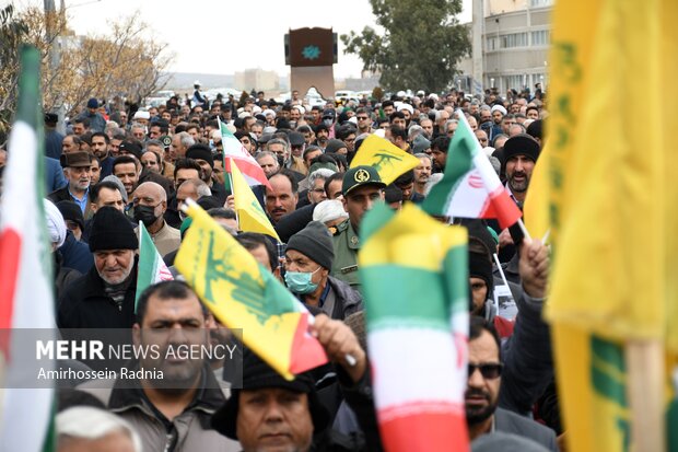 راهپیمایی جمعه نصر در بیرجند