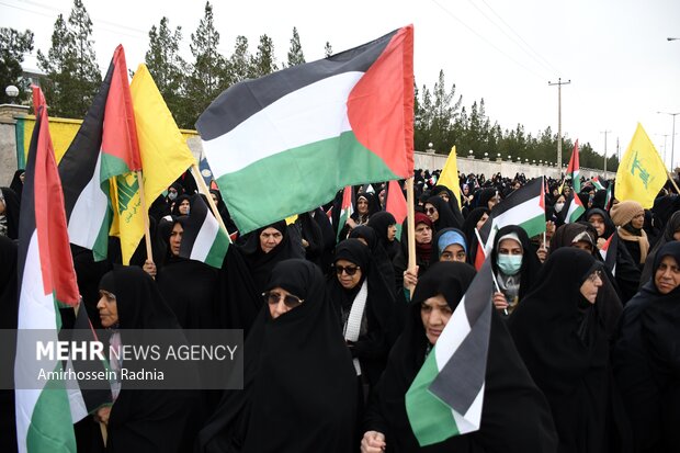 راهپیمایی جمعه نصر در بیرجند