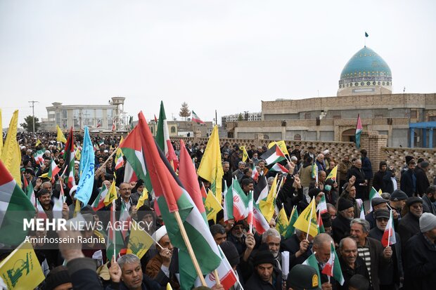 راهپیمایی جمعه نصر در بیرجند