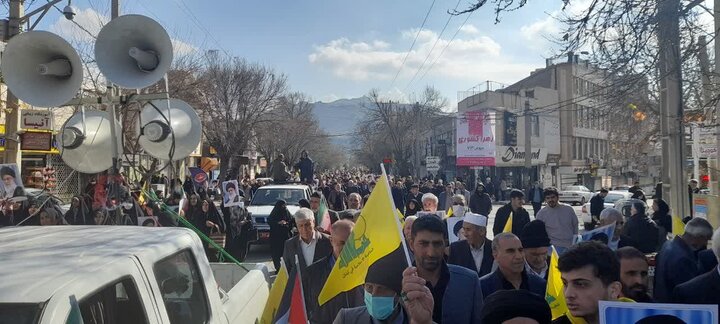 راهپیمایی «جمعه نصر» در خرمآباد برگزار شد