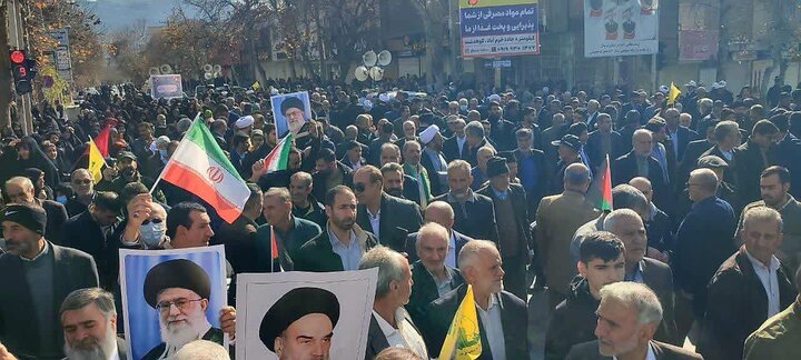 راهپیمایی «جمعه نصر» در خرمآباد برگزار شد