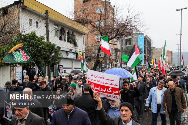 راهپیمایی «جمعه نصر» در گرگان