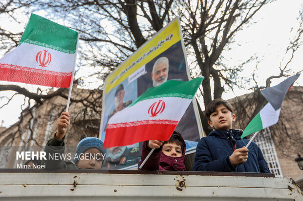 راهپیمایی جمعه نصر در تبریز