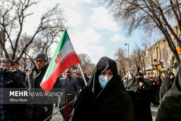 راهپیمایی جمعه نصر در تبریز