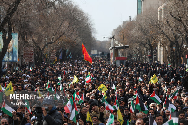 راهپیمایی جمعه نصر در تبریز