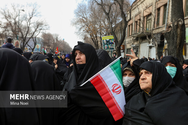 راهپیمایی جمعه نصر در تبریز