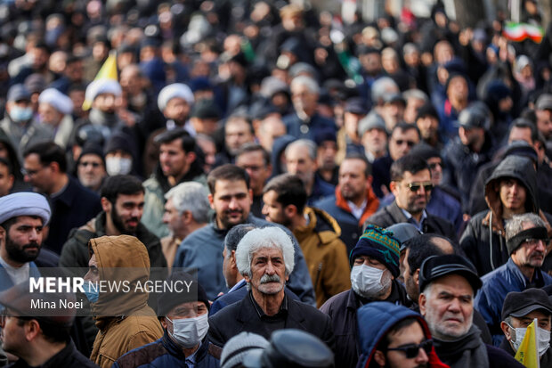 راهپیمایی جمعه نصر در تبریز