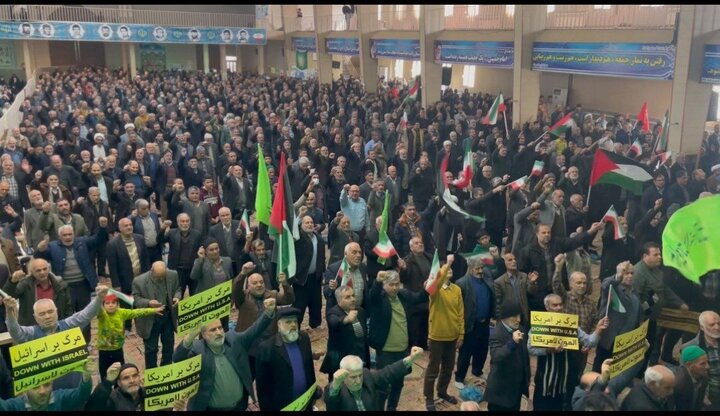 Humeyn kentinde Filistin direnişinin zaferi kutlandı Humeyn kentinde Filistin direnişinin zaferi kutlandı