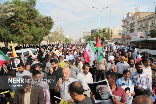 راهپیمایی «جمعه نصر» در بندرعباس