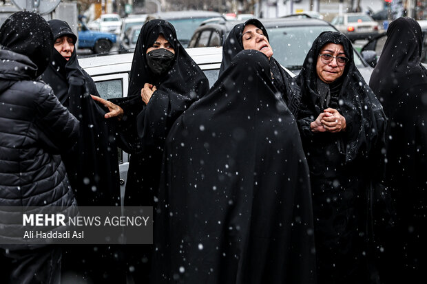 مراسم تشییع پیکر جانباز سرافراز سردار علی حسین محمدزاده