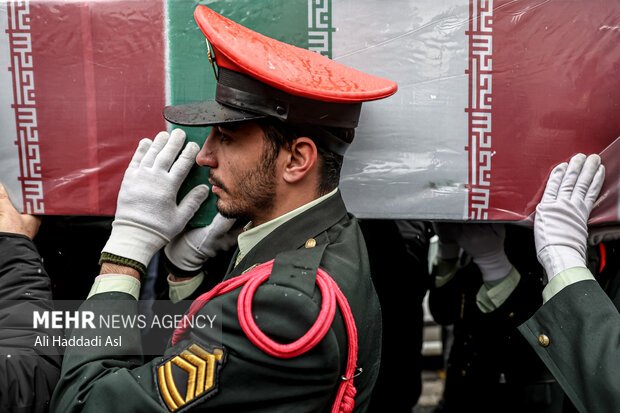 مراسم تشییع پیکر جانباز سرافراز سردار علی حسین محمدزاده