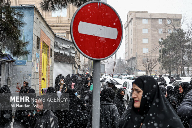 مراسم تشییع پیکر جانباز سرافراز سردار علی حسین محمدزاده