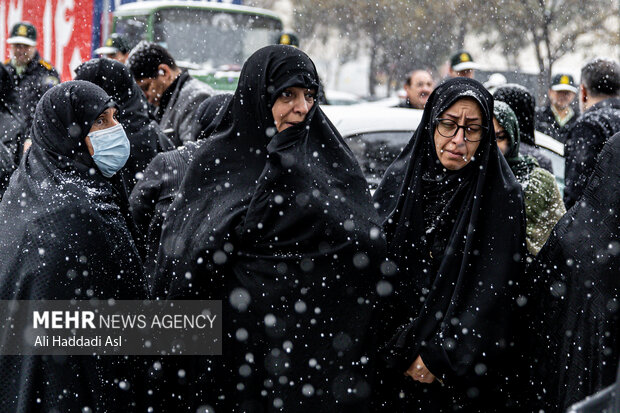 مراسم تشییع پیکر جانباز سرافراز سردار علی حسین محمدزاده