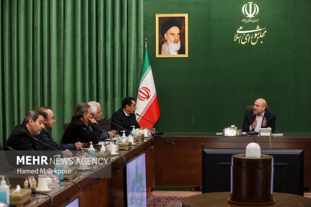 دیدار اعضای دو کانون بازنشستگی کارگری با رئیس مجلس 15