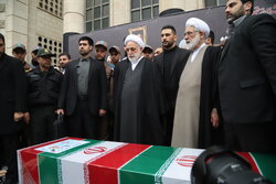 Funeral ceremony of 2 martyred judges in Tehran