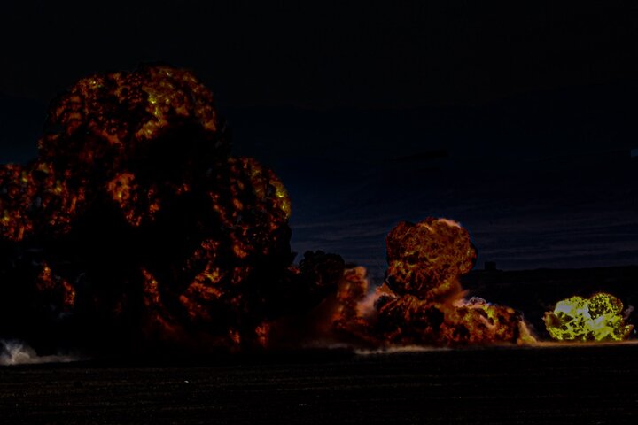 حمله پیش دستانه به مواضع گروهکهای تروریستی فرضی/ پشتیبانی آتش سنگین بالگردهای هوانیروز و یگان های زرهی و توپخانه