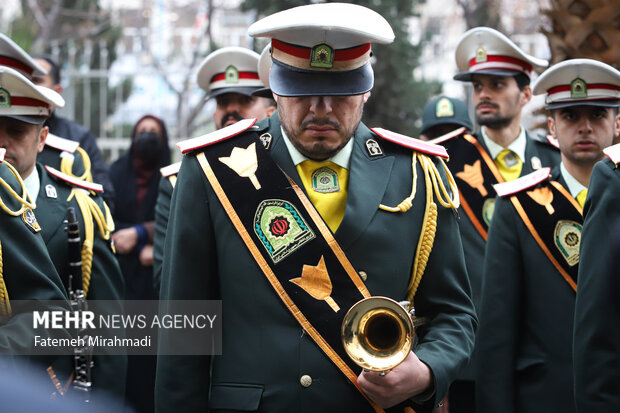 مراسم تشییع پیکر شهیدان حجت الاسلام «علی رازینی» و حجت الاسلام «محمد مقیسه»،