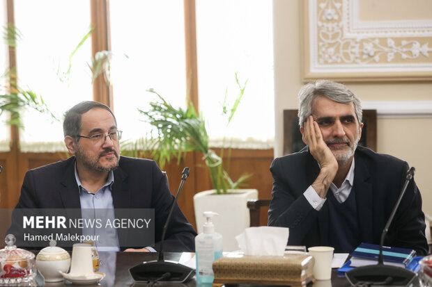 دیدار وزیر و معاونان وزارت ورزش و جوانان با رئیس مجلس 11