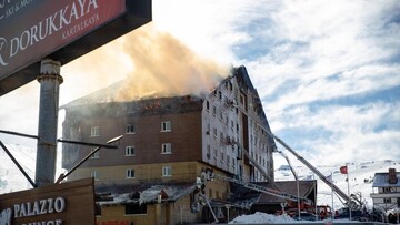 Bolu'daki korkunç yangından fotoğraflar