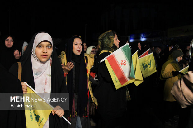 جشن پیروزی جبهه مقاومت در گرگان