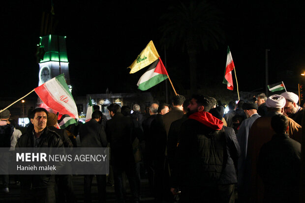 جشن پیروزی جبهه مقاومت در گرگان