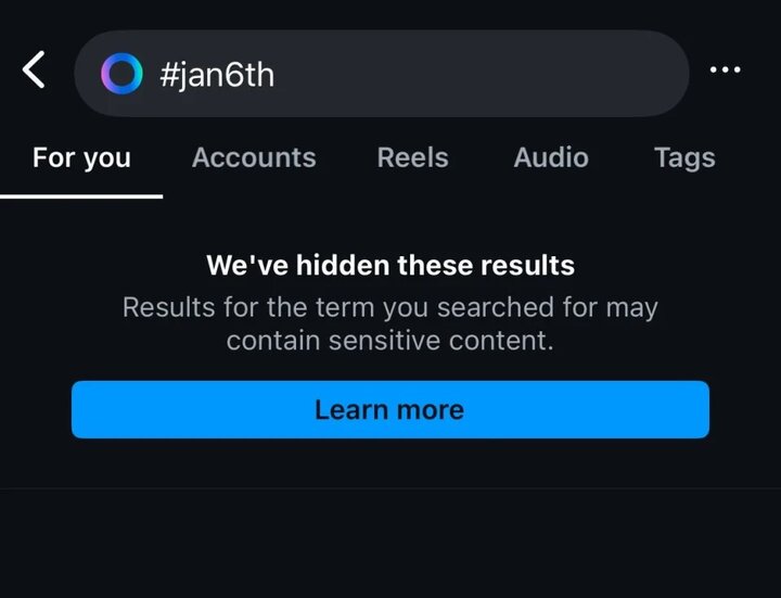 اینستاگرام «دموکراتها» را فیلتر کرد اینستاگرام «دموکراتها» را فیلتر کرد