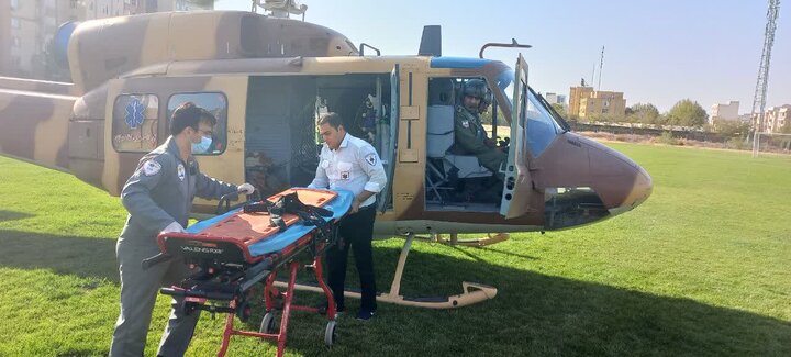 ۱۹۰ سورتی پرواز هوانیروز اصفهان در خدمت به مردم استانهای فارس و مرکزی