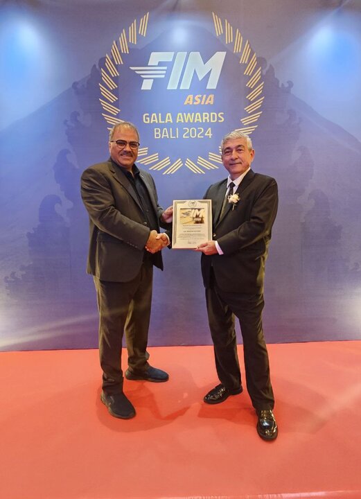 تقدیر کنفدراسیون موتورسواری آسیا از ناظمی؛ ایران الگویی برای پیشرفت  تقدیر کنفدراسیون موتورسواری آسیا از ناظمی؛ ایران الگویی برای پیشرفت