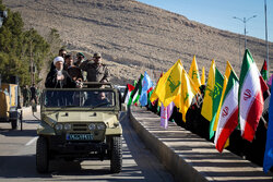 50,000 Basij forces hold parade in Shiraz