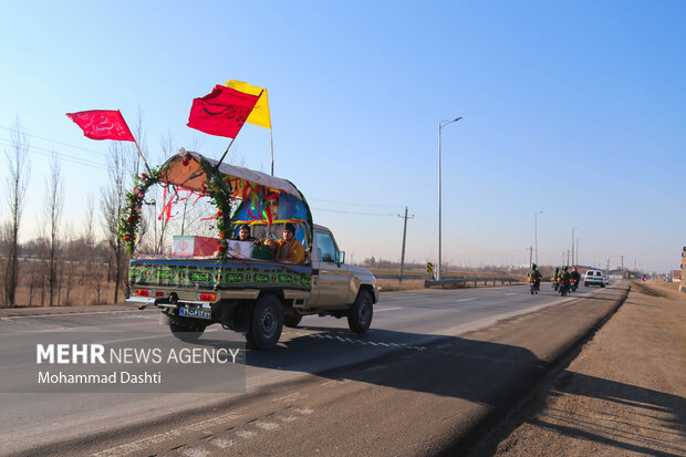 استقبال از شهید محسن ایران نژاد در فرودگاه اردبیل