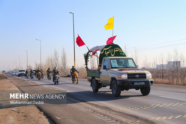 استقبال از شهید محسن ایران نژاد در فرودگاه اردبیل