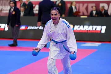 Sara Bahmanyar wins gold at 2025 Karate 1-Premier League