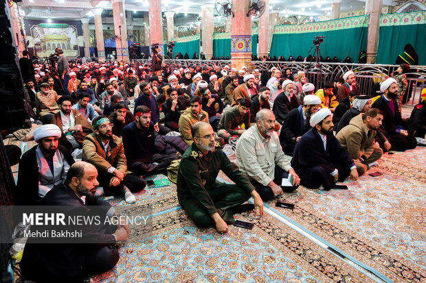 یادواره ۱۴۳ شهید روحانی کرمان در مسجد جمکران