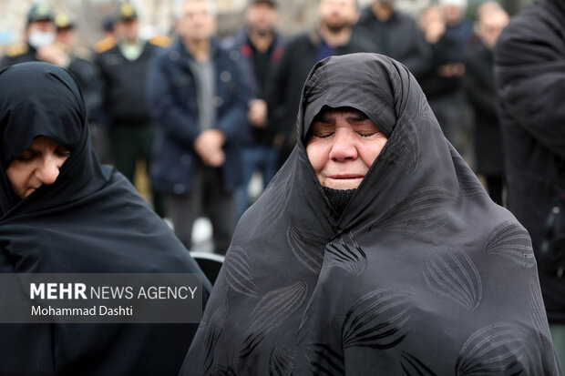 تشییع پیکر شهید محسن ایران نژاد در اردبیل