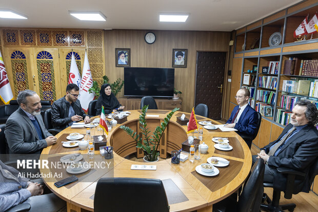 بازدید پروفسور حجابی کرلانگیچ سفیر ترکیه در تهران از خبرگزاری مهر