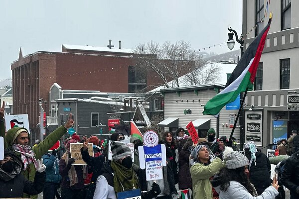 جشنواره،تظاهرات،اسرائيل،ساندنس،سخنرانان،فلسطين،معترضان،سيتي، ...