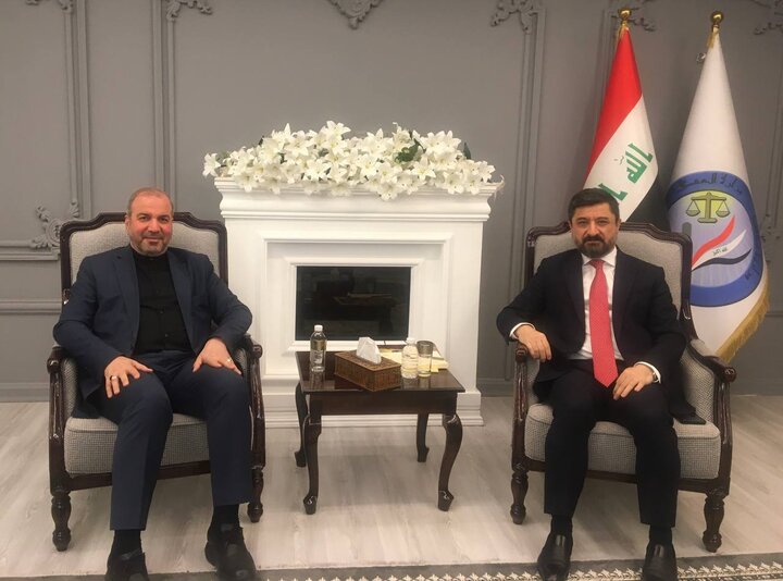 بررسی وضعیت زندانیان در ملاقات سفیر ایران با وزیر دادگستری جمهوری عراق