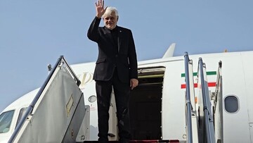 Iran’s 1st vice pres. Aref departs for Almaty