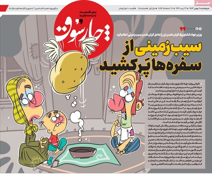 روزنامه اقتصادی ۱۱ بهمن ۱۴۰۳