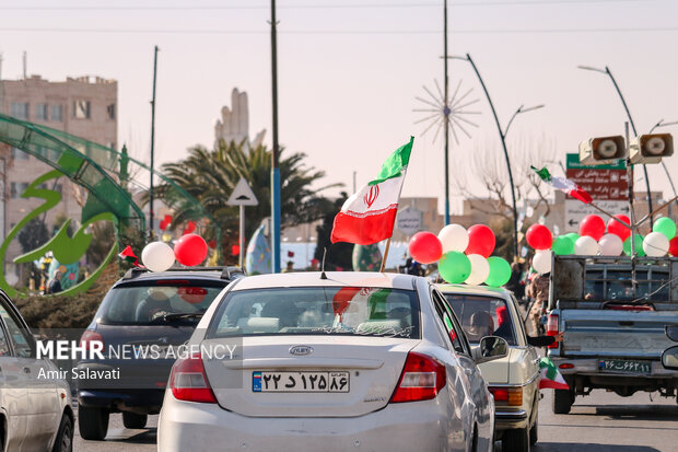 کاروان شادی خودرویی یوم الله 12 بهمن