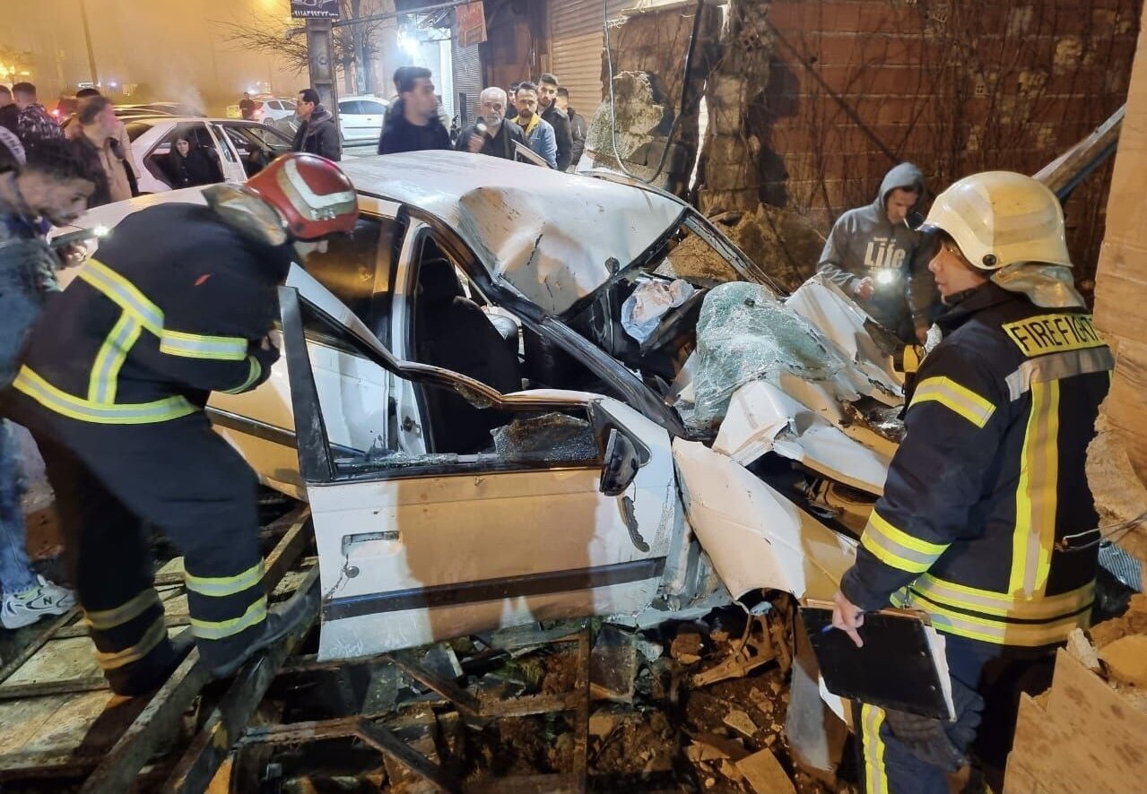 تصادف شدید در جاده انزلی به رشت؛ ۴ نفر مصدوم شدند