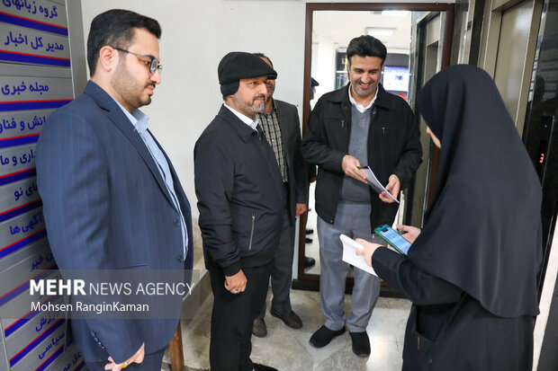 بازدید سید احسان خاندوزی از خبرگزاری مهر بازدید سید احسان خاندوزی از خبرگزاری مهر